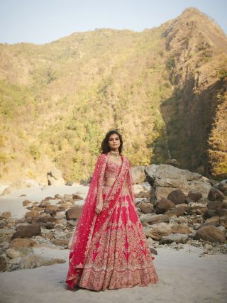 Deborah" Silk Lehenga Set