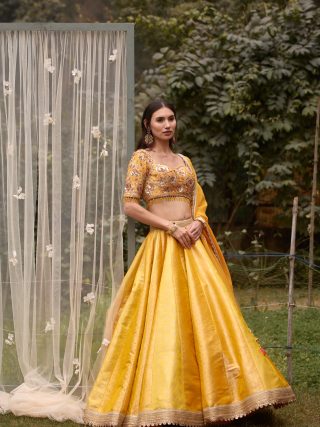 Mustard Lehenga