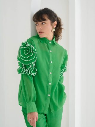 GREEN LYNNA SHIRT
