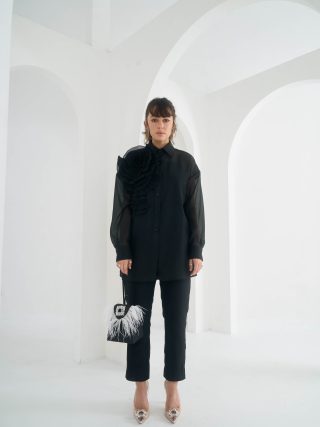 BLACK YASMIN SHIRT