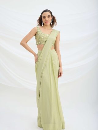 DRAPE SAREE SET