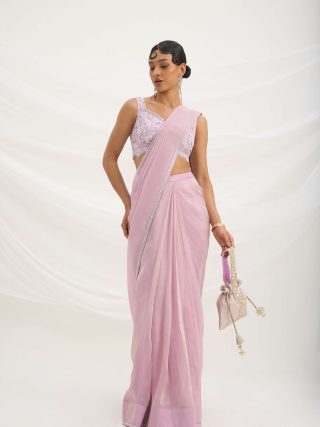 DRAPE SAREE SET