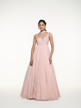 GOWN WITH DUPATTA